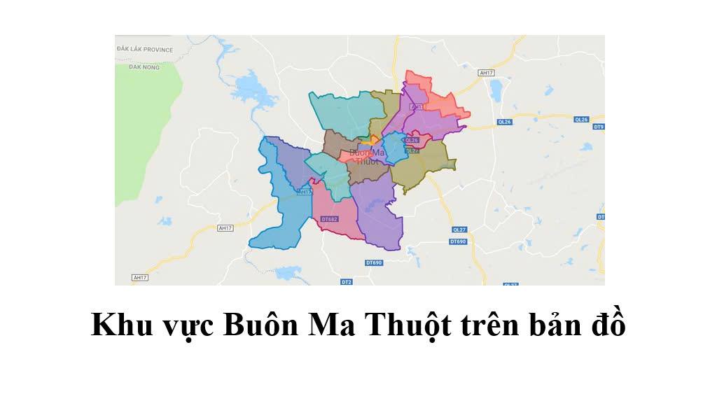 khu vuc buon ma thuot tren ban do