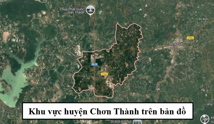 khu vuc huyen chon thanh tren ban do