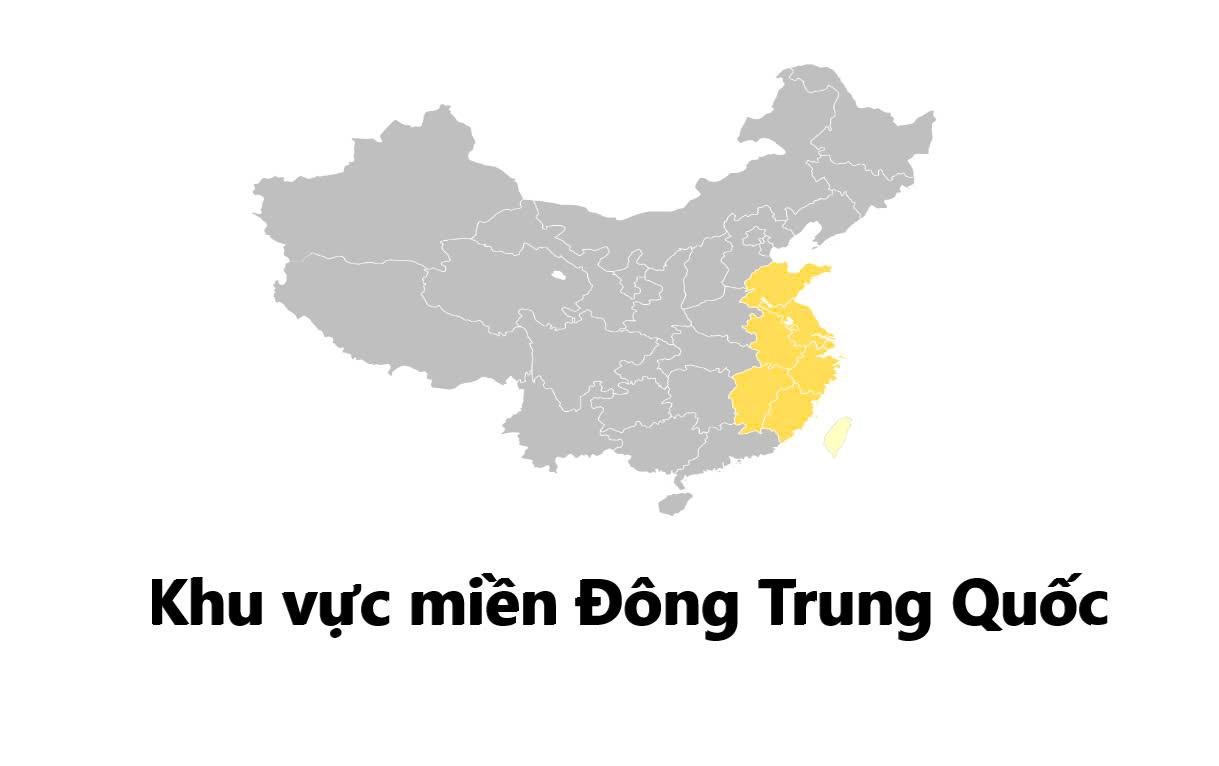 khu vuc mien dong trung quoc