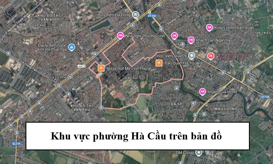 khu vuc phuong ha cau tren ban do