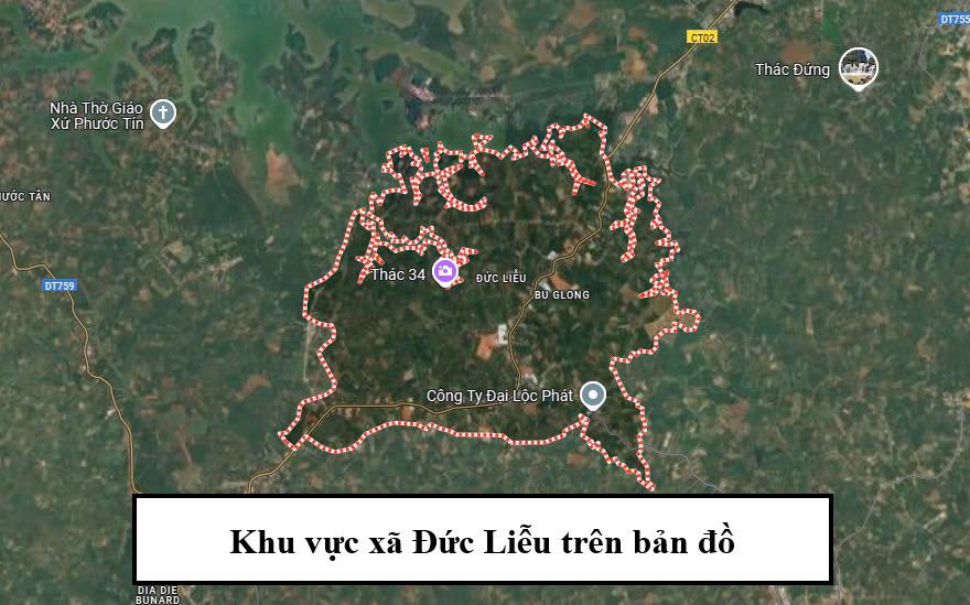 khu vuc xa duc lieu tren ban do