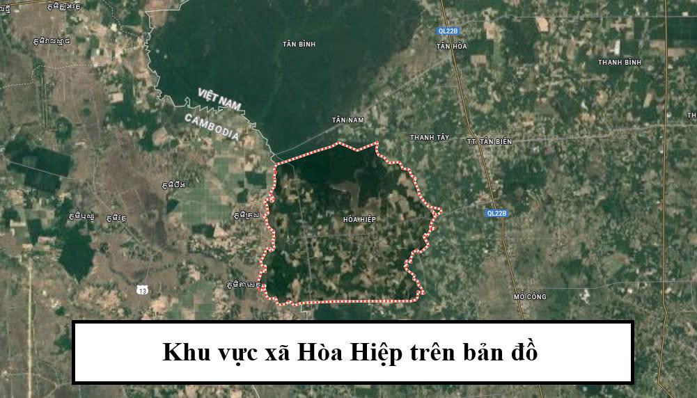 khu vuc xa hoa hiep tren ban do