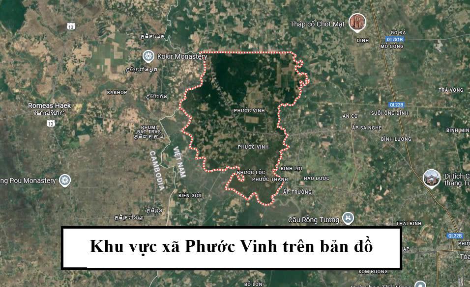 khu vuc xa phuoc vinh tren ban do