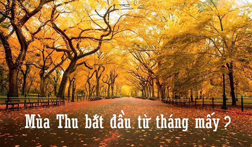 Mùa thu bắt đầu từ tháng nào? Dấu hiệu thời tiết mùa thu sắp tới