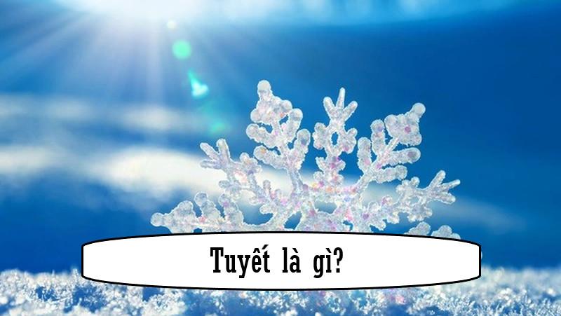 Tuyết là gì? Phân loại tuyết và nguyên nhân tạo ra tuyết