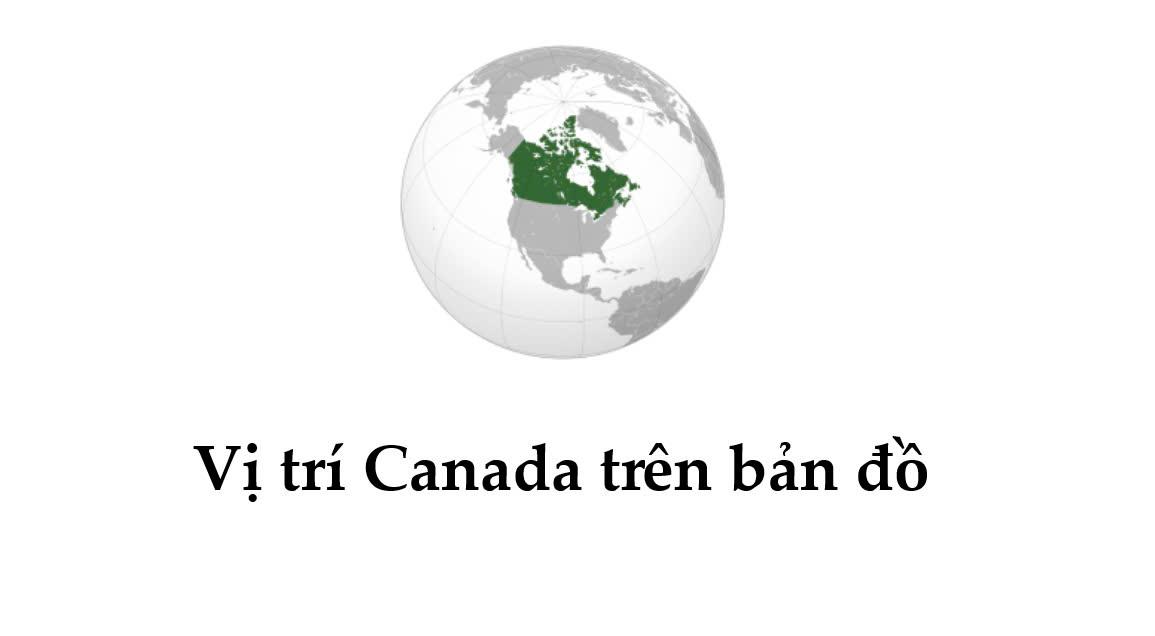 vi tri canada tren ban do